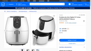 Freidora de Aire Digital 3.7 Litros por solo $37.990