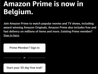 30 dagen gratis proefperiode voor Amazon Prime Video