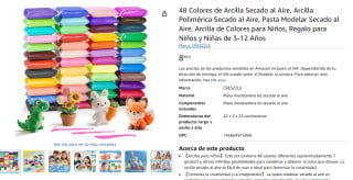 48 Colores de Arcilla Secado al Aire por 8,99€