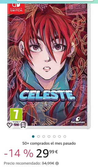 Celeste Nintendo Switch por 29,99€.