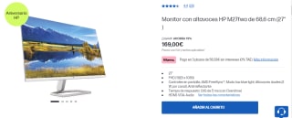 Preciazo en monitores HP muchos de ellos precios minimos