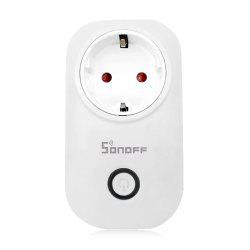 WiFi Smart Switch Socket with Wireless Remote Control - White voor €7,39 dmv code