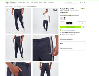 Pantalón Chándal Fila puño Hombre por solo 19,99€