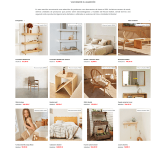 Descuento hasta 90% muebles de hogar en Hannun