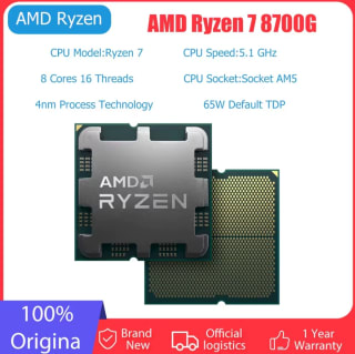 Procesador AMD Ryzen 7 8700G 4.2/5.1GHz Box por 232,22€