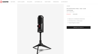 Microfono Gaming Ozone REC X50 por 19,90€