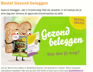 Gratis receptenboekje van KWOF ‘Gezond Beleggen’