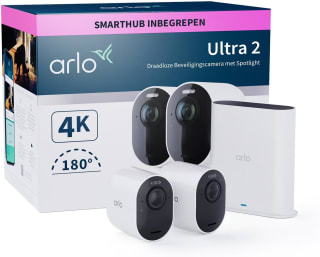 Arlo Ultra 2 Security System 2-Camera Kit Wit voor €399 bij Amazon