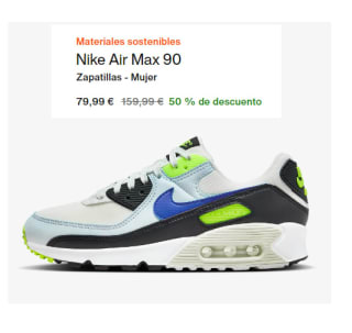 Zapatillas para Mujer Nike Air Max 90 por 79.99€