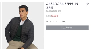 Cazadora para Hombre Zepelin Alvaro Moreno por 17.95€