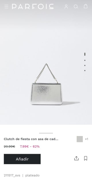 Bolso Clutch de fiesta por 7,99€.