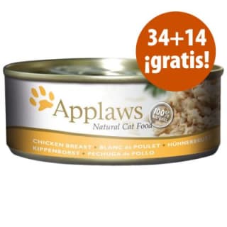 Comida húmeda para gatos Applaws 70 g. 34 + 14 ¡Gratis!