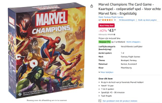 Marvel Champions: The Card Game LCG (ENG) voor €43,49 bij Amazon