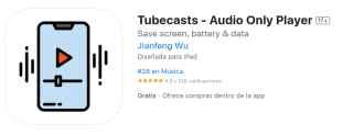 Tubecasts Gratis en App Store