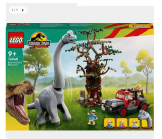 Set de juguete Descubrimiento del Braquiosaurio Colección 30 Aniversario Jurassic Park LEGO Jurassic World por 47.99€