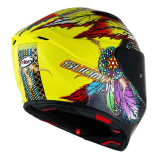 Casco Suomy TRACK-1 - CHIEFTAIN - Negro / Amarillo por 171,63€