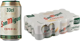 Pack 24 latas San Miguel Especial Lager por 8,52€