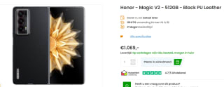 Honor Magic V2, 512GB opslag Zwart (PU) voor €1.078 bij Phonemarket