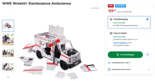 50% korting op WWE Wrekkin' Slambulance Ambulance bij Smyths Toys