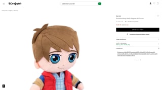 Peluche Regreso al Futuro Marty Mcfly por 12,45€