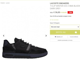 Lacoste T-Clip Winter outdoorschoenen voor €36 bij The Little Green Bag