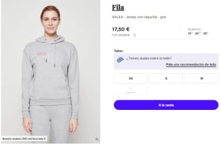 Sudadera para Mujer Fila SALEA por 17.5€