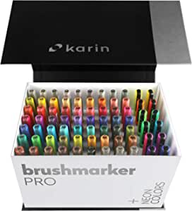 KARIN Mega Box Plus 72 colores 3 Blender BrushMarker Pro a solo 59,99€