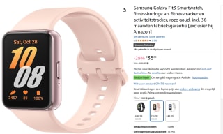 Samsung Galaxy Fit3 - Activity Tracker - Pink Gold voor €36 bij Amazon