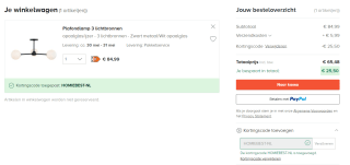 30% korting op de beste deals van de dag bij Home24