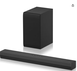 Barra de sonido - LG S40T, Bluetooth, 300 W, 2.1 canales con subwoofer, Dolby Digital y DTS por 124,90€