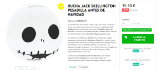 Hucha Jack Skellington Pesadilla Antes de Navidad por 19,53€