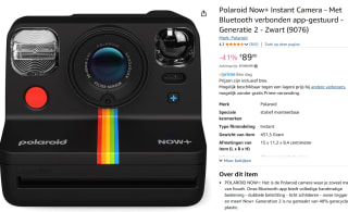 Polaroid Now+ Generation 2 i-Type Instant Camera voor €89 bij Amazon