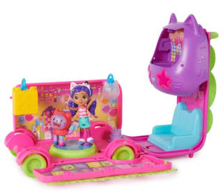 Gabby's Poppenhuis speelgoedset Gabby's Purrfect Party Bus voor €19,99 bij Smyths Toys