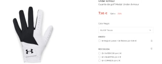 Under Armour Guante de golf Iso-Chill por 7,45€