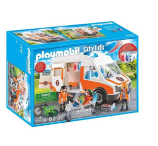 PLAYMOBIL City Life 70049 Ambulancia con Luces a solo 44,95€