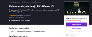 Gratis Exámenes de práctica | LPIC-1 Exam: 101Udemy