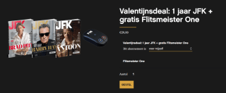 1 jaar JFK + gratis Flitsmeister One voor €29