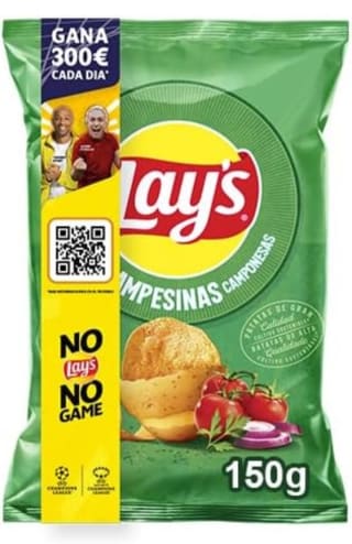 Lay's Campesinas 150gr por 1,24€.