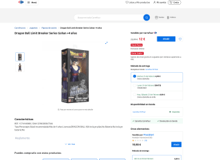 Dragon Ball Limit Breaker Series Gohan por solo 12€