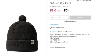 Gorro The North Face Cragmont Fleece por 15€