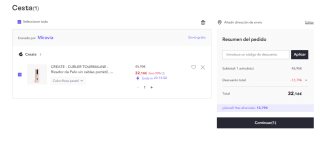 Rizador de Pelo sin cables portátil Curler Tourmaline por 32.16€