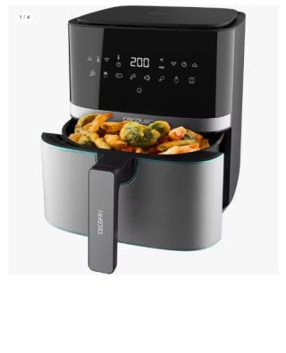 Cecotec Freidora sin Aceite de 5,5 L de Aire Caliente Cecofry Full Inox 5500 Pro. 1700 W, Dietética y Digital, Panel Táctil por 57.51€ (Cuenta Nueva 45.51€)