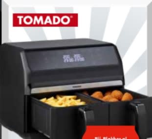 Tomado TAF8001B Dubbele airfryer voor €69,99 bij Vomar