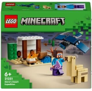 Lego Minecraft La Expedición de Steve al Desierto por 7,22€.