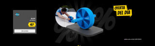 Rueda abdominal Ab Wheel negro-azul marca Jelex por 4,44€