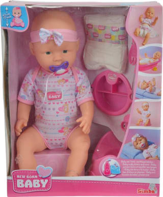 Simba - New Born Baby - Babypop - 43 cm voor €13 bij Bol.com