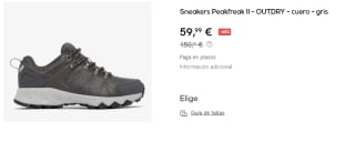 Zapatillas de Mujer Columbia Peakfreak Ii Outdry por 59.9€