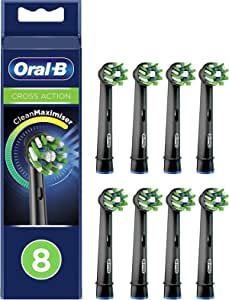Oral-B CrossAction - Met CleanMaximiser-technologie - Opzetborstels - Zwart - 8 Stuks voor €15,50 bij Amazon