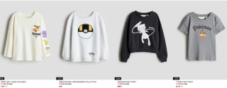 Tot 65% korting op kinder Pokémon kleding bij H&M