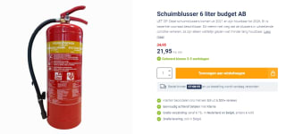 Sproeischuimblusser - 6 Liter Budget Line voor €21,95 bij Allesveilig